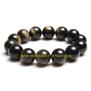 Vòng tay gold obsidian ~ mạnh khỏe ~ chiêu tài