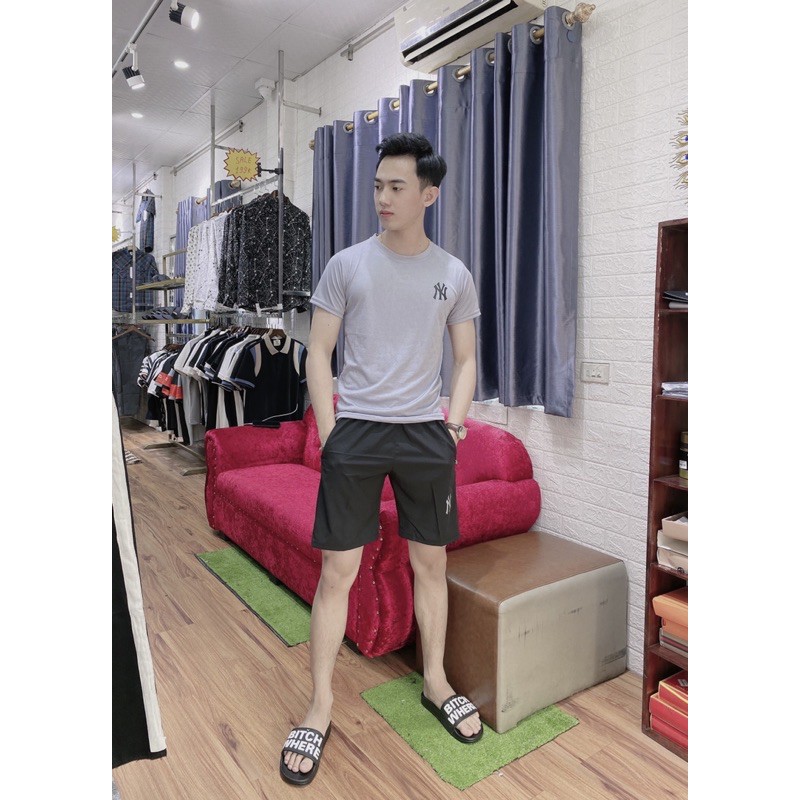 Bộ quần áo thể thao nam . Bộ thể thao nam cộc tay 04 | BigBuy360 - bigbuy360.vn