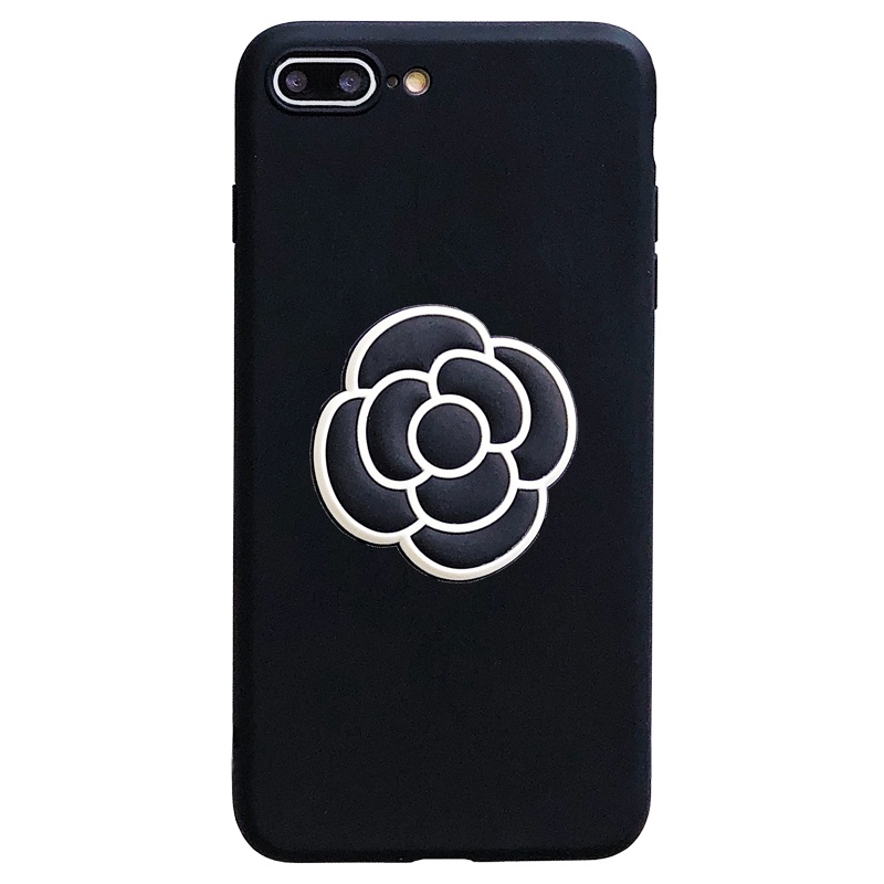 Ốp Điện Thoại Họa Tiết Hoa Trà 3D Kèm Giá Đỡ Cho iphone 13 pro MAX 12 mini 11 5 5s 6 6s X XR XS MAX 7 8 plus SE 2020