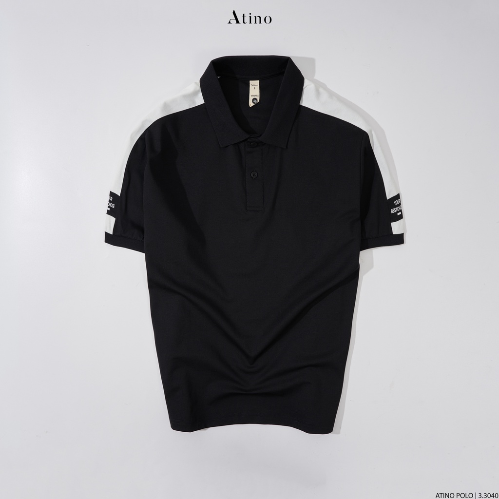 Áo Polo Nam ATINO vải cá sấu Cotton thoáng mát trẻ trung chuẩn form regular PL3.3040