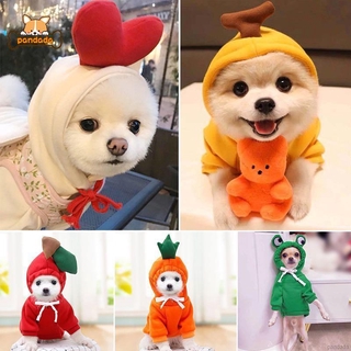 Một bộ đồ hóa trang hình trái cây dễ thương dành cho thú cưng thời trang thu đông