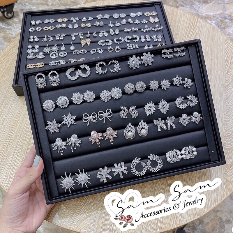 Khuyên tai bông tai bạc 925 (nhiều mẫu ẢNH PHÍA SAU)