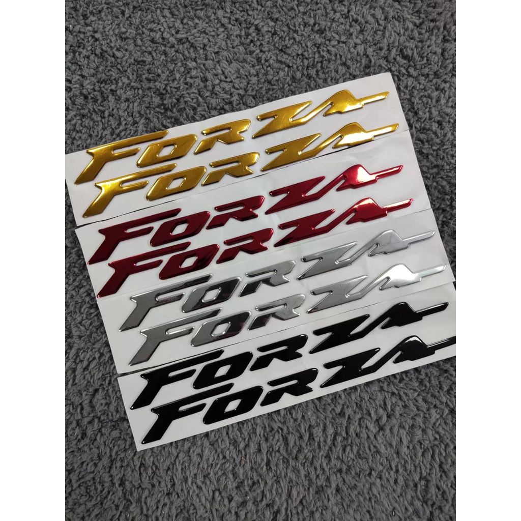 Biểu tượng Honda Forza cho 150 250 300 350 750 Biểu tượng xe máy 3D PVC mềm