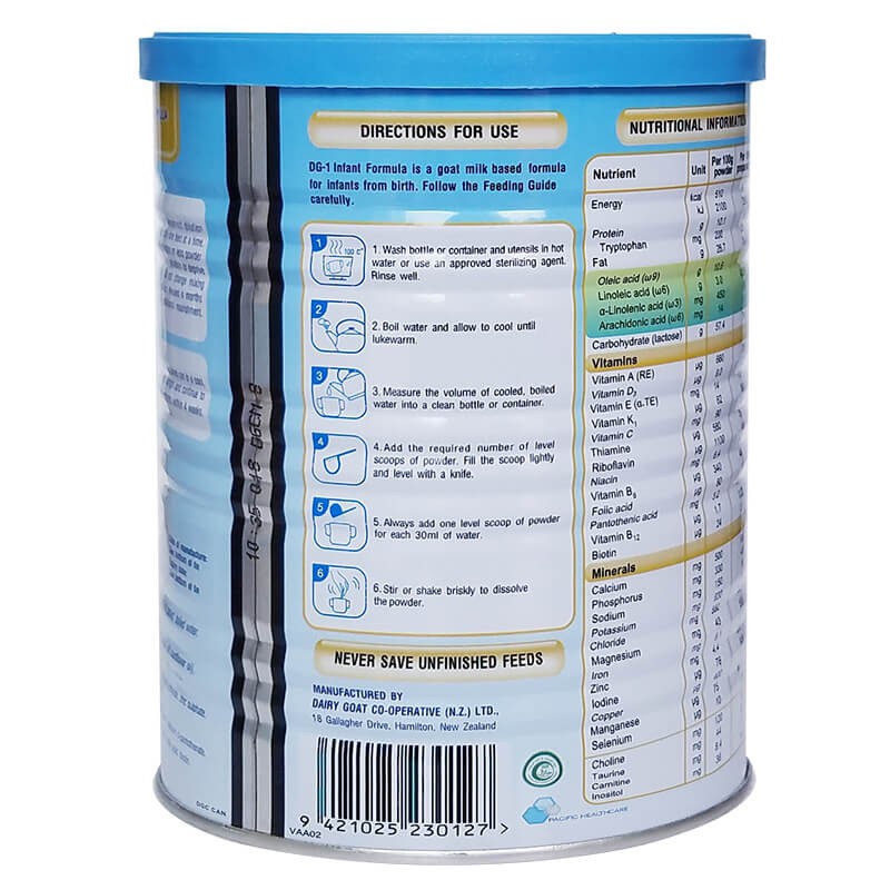 Sữa Dê DG 1 400g (Date 2024)