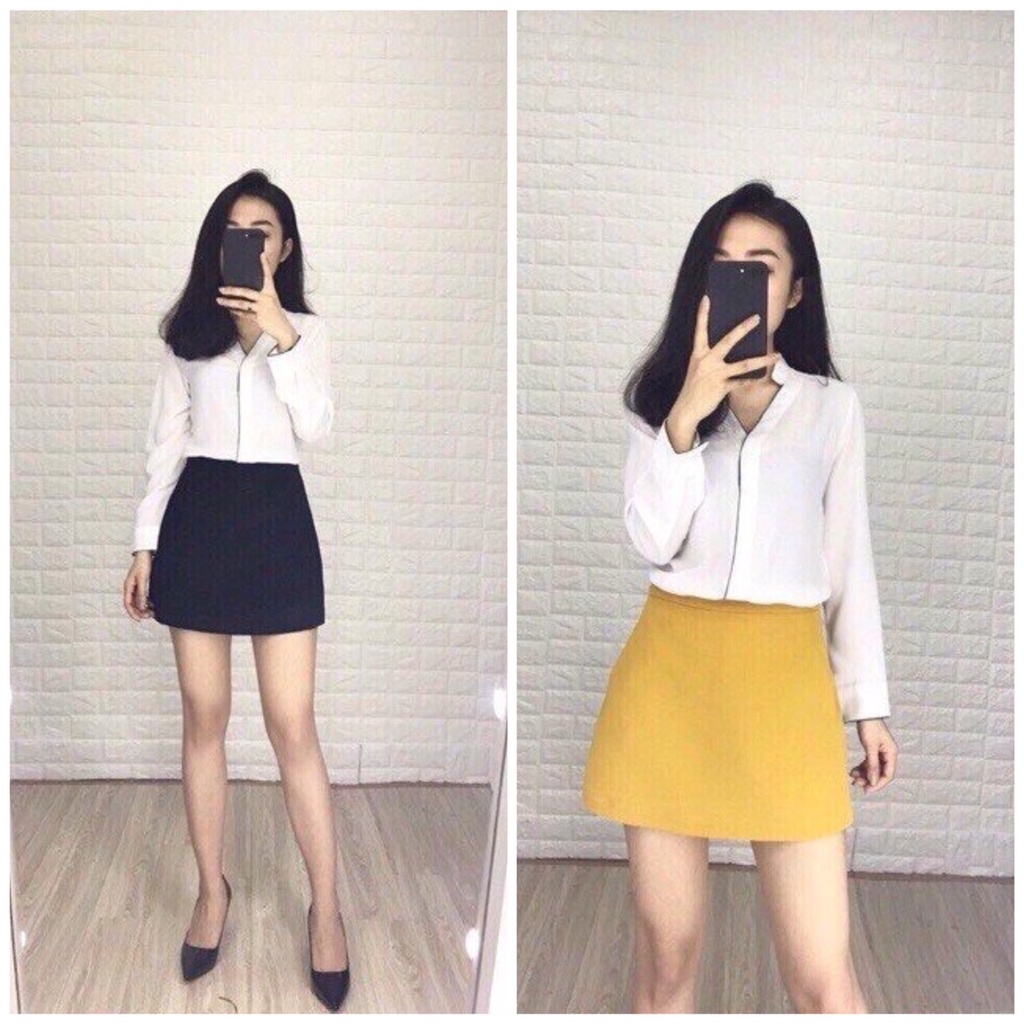 Quần giả váy KANIMI - quần váy vải tuyết mưa siêu đẹp