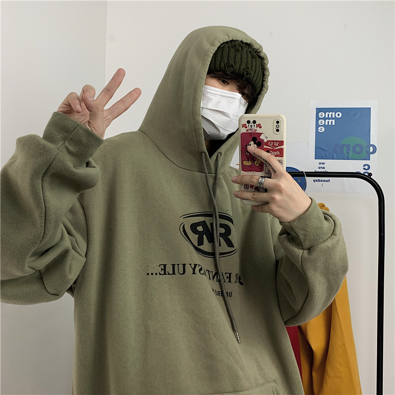 Áo hoodie tay dài thời trang trẻ trung cá tính 224803 Áo khoác hoodie dày in chữ thiết kế đơn giản cá tính | BigBuy360 - bigbuy360.vn