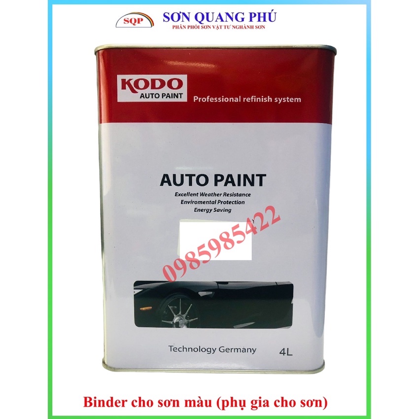 CF5510 Binder - 4 Lít Phụ gia pha sơn (bai đơ) (sơn oto xe máy) dùng cho giàn sơn - Nhựa Binder 1K KODO SONQUANGPHU8856