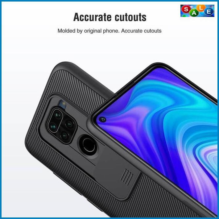 Mới Ốp Điện Thoại Nillkin Cứng Có Nắp Trượt Bảo Vệ Camera Cho Xiaomi Redmi Note 9