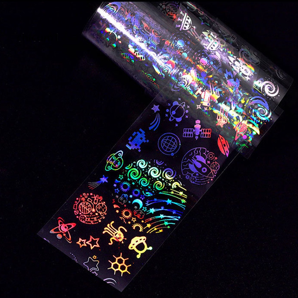 Miếng Dán Trang Trí Móng Tay Hình Ngọn Lửa Chủ Đề Giáng Sinh