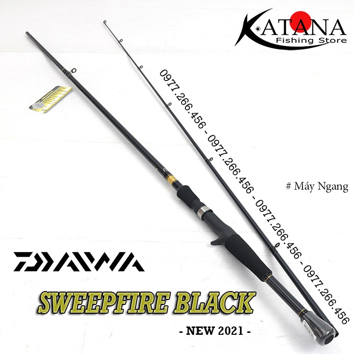 Cần Câu Lure Daiwa SWEEPFIRE BLACK - New 2021