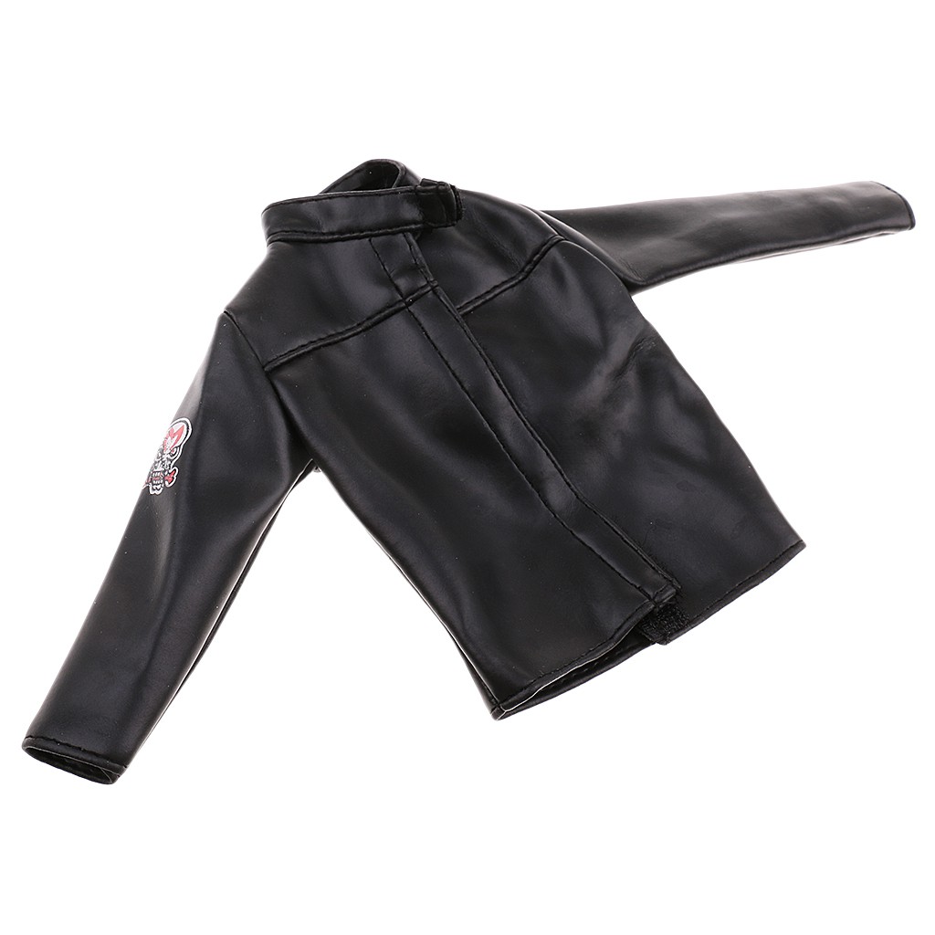 1/6 Scale PU Leather Male Jacket for 12 inch Action Figures Doll Accessories