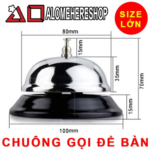 Chuông gọi để bàn checking khách sạn, thông báo, gây chú ý