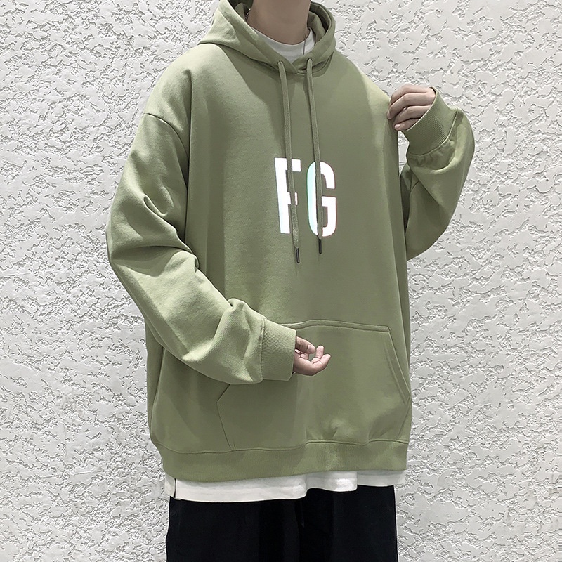 Apricity Áo Khoác sweater Thương Hiệu Mới Rõ Ràng Ấm Áp In Hình Phong Cách Hồng Kông Thời Trang Mùa Thu Cho Nam