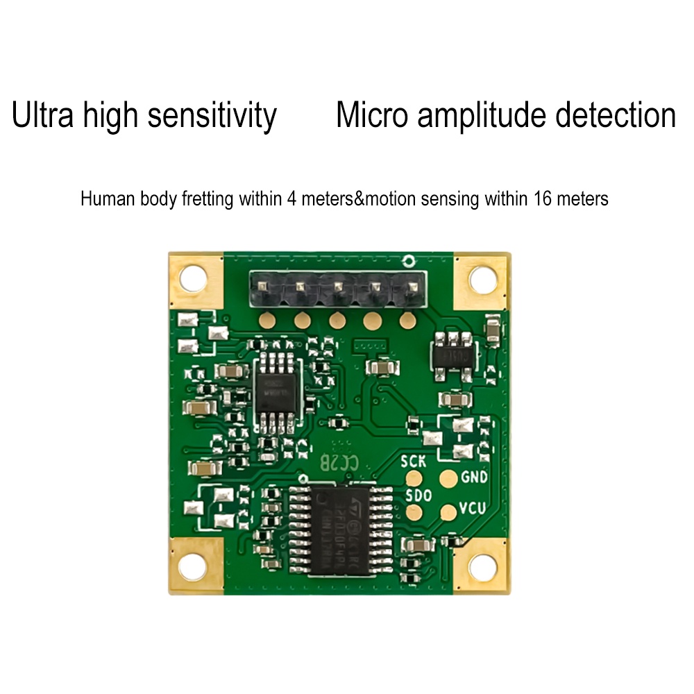 Mô đun cảm biến phát hiện người Diymore LD1115H 24G RADAR MODAR MODAR TTL nối tiếp 3.6-5V