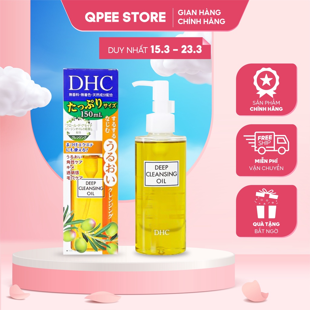 Dầu tẩy trang Olive DHC Deep Cleansing Oil (SS) 70ml (CÓ BILL)  - QPEESTORE