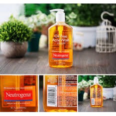 Sữa rửa mặt Neutrogena Oil-Free Acne Wash 269ml