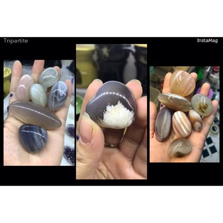 Viên to Mã não Agate mài bóng Đá thanh tẩy Tumble