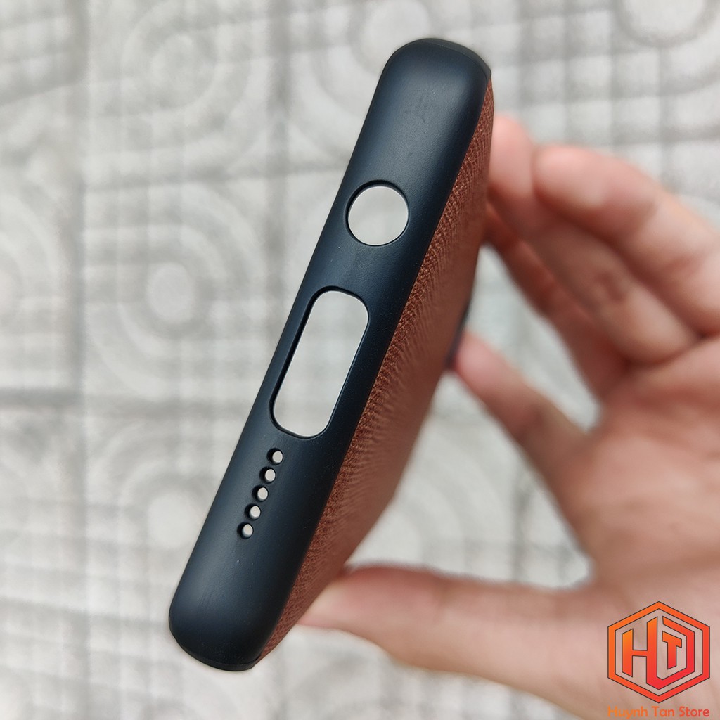 Ốp lưng Xiaomi Mi Note 10 Lite vân vải Jean chống bám vân tay cực tốt