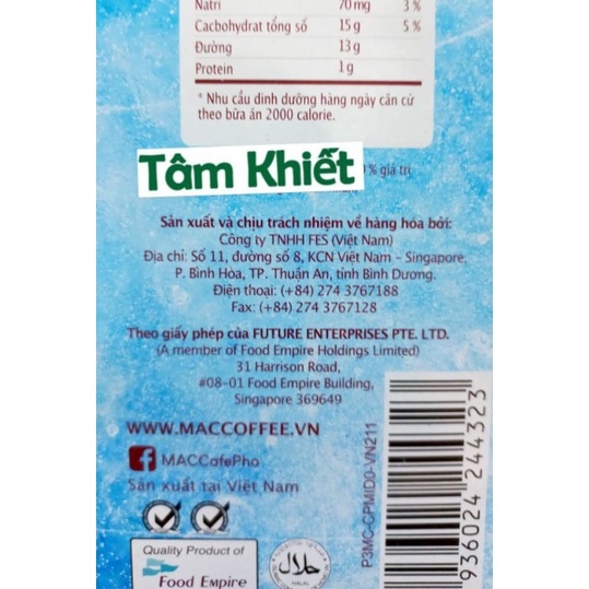 cà phê maccoffee cappuccino truyền thống 190g(10 gói) | BigBuy360 - bigbuy360.vn