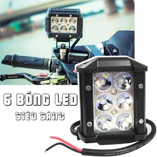 - Đèn trợ sáng 6 bóng Led - siêu sáng