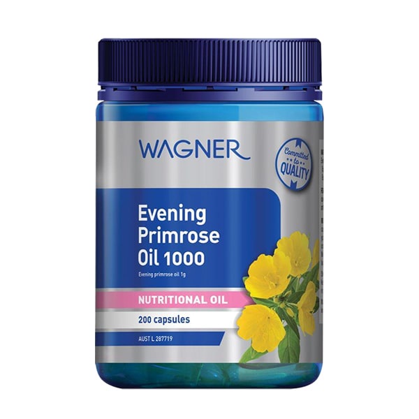 Tinh dầu hoa anh thảo Wagner Evening Primrose Oil 1000 đẹp da, chống lão hóa, cân bằng nội tiết tố