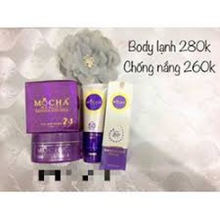 ComBo body sữa lạnh & Chống nắng Mocha