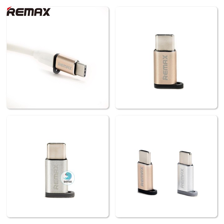 Đầu chuyển từ MicroUsb sang Type C Remax RA-USB1