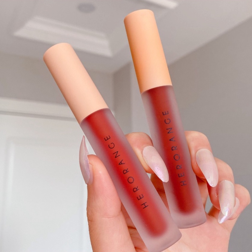Son Lì Không Trôi Nội Địa Trung Herorange Lip Glaze Siêu Xinh Chất Mềm Và Mịn Môi HOSM1 | BigBuy360 - bigbuy360.vn