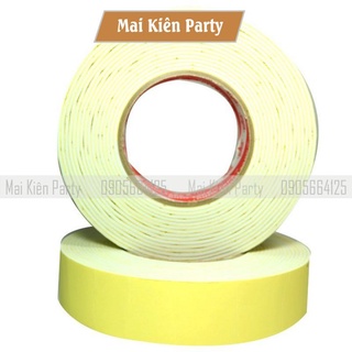 Keo dán keo xốp 2 mặt keo mỏng dính chắc chắn