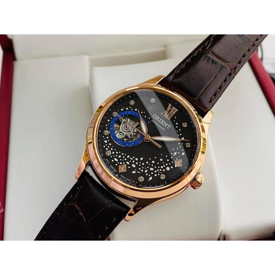 Đồng hồ nữ Orient Automatic Thiên Hà Nâu RA-AG0017Y10B