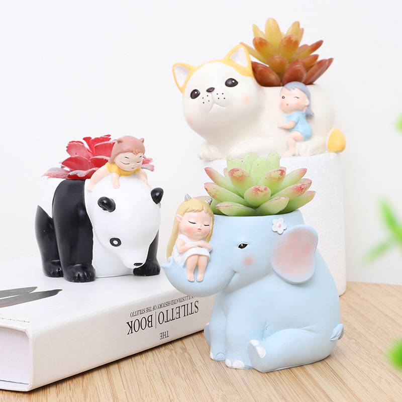 Chậu Hoa Thiết Kế Đơn Giản Độc Đáo Tiện Dụng