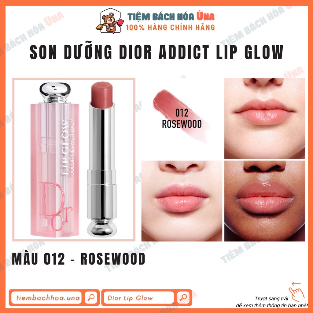 Son dưỡng DIOR Addict Lip Glow hàng chính hãng Sephora mẫu mới 2021 nhiều màu 001, 004, 012, 015, 025