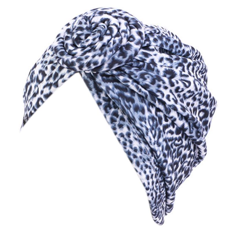 Mũ Turban Thắt Nút Họa Tiết Thổ Cẩm Cho Nữ