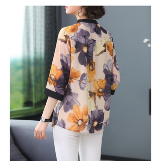 áo hoa tay lỡ cao cấp (thời trang anitagreen) L03-221