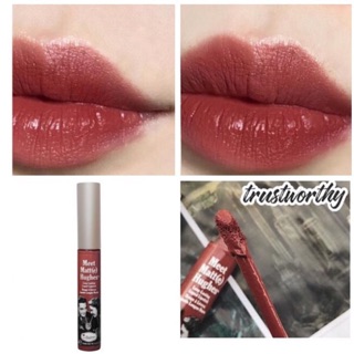 Son kem lì The Balm Meet Matte Hughes màu TRUSTWORTHY