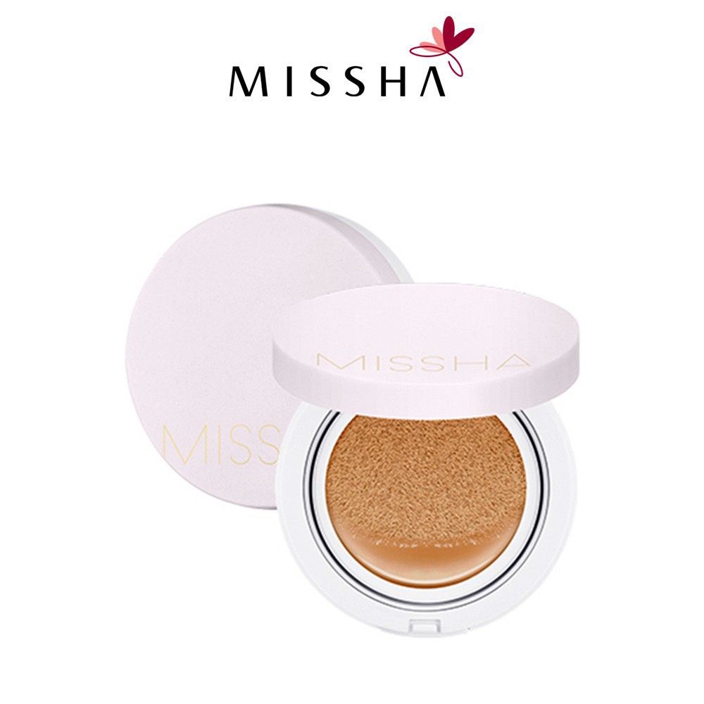 Phấn nước Missha vỏ đỏ - Missha Velvet finish Cushion tone 23 💖FREESHIP💖Phấn Nước Che Phủ Tốt HLINUON