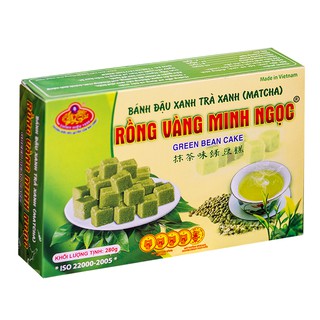 Hộp bánh đậu xanh 300g Huongquema Đặc Sản Hải Dương