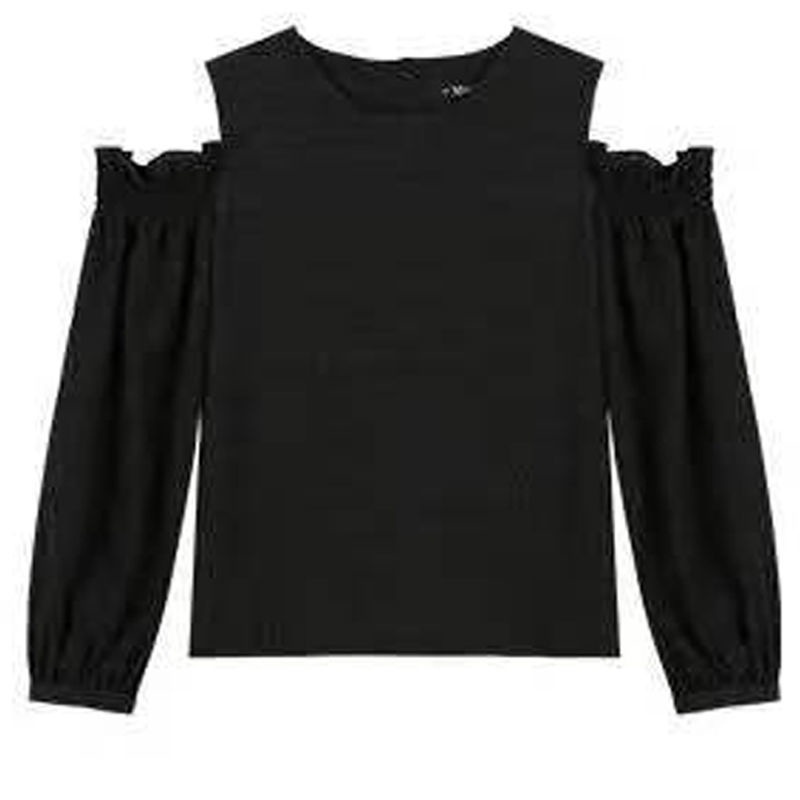 Áo Sơ Mi Tay Dài Dáng Rộng Hở Vai Quyến Rũ Thời Trang Phong Cách Hàn Quốc 2022