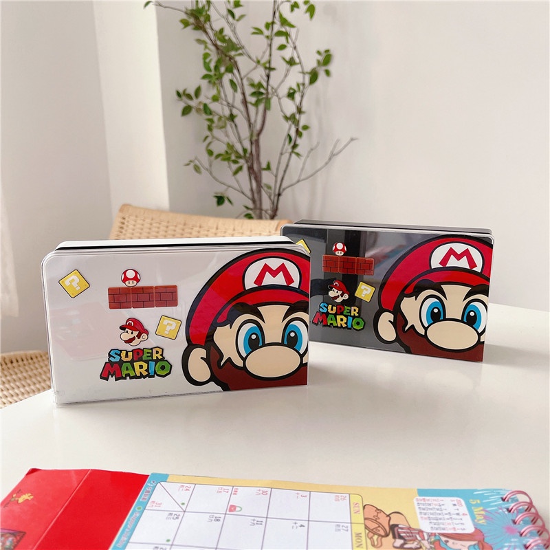 Ốp Bảo Vệ Máy Chơi Game Nintendo Switch V1 / V2 OLED Mario Cậu Bé Bút Chì