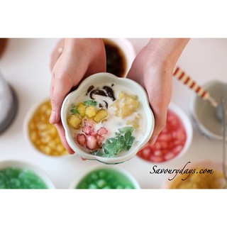 Sợi thái dai xanh, trắng 1kg ( chè thái lan)