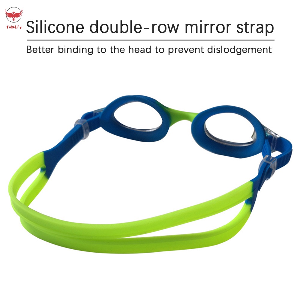 Kính Bơi Silicone Hai Đầu Chống Sương Mù/Chống Trượt Thoải Mái Có Thể Điều Chỉnh Cho Bé