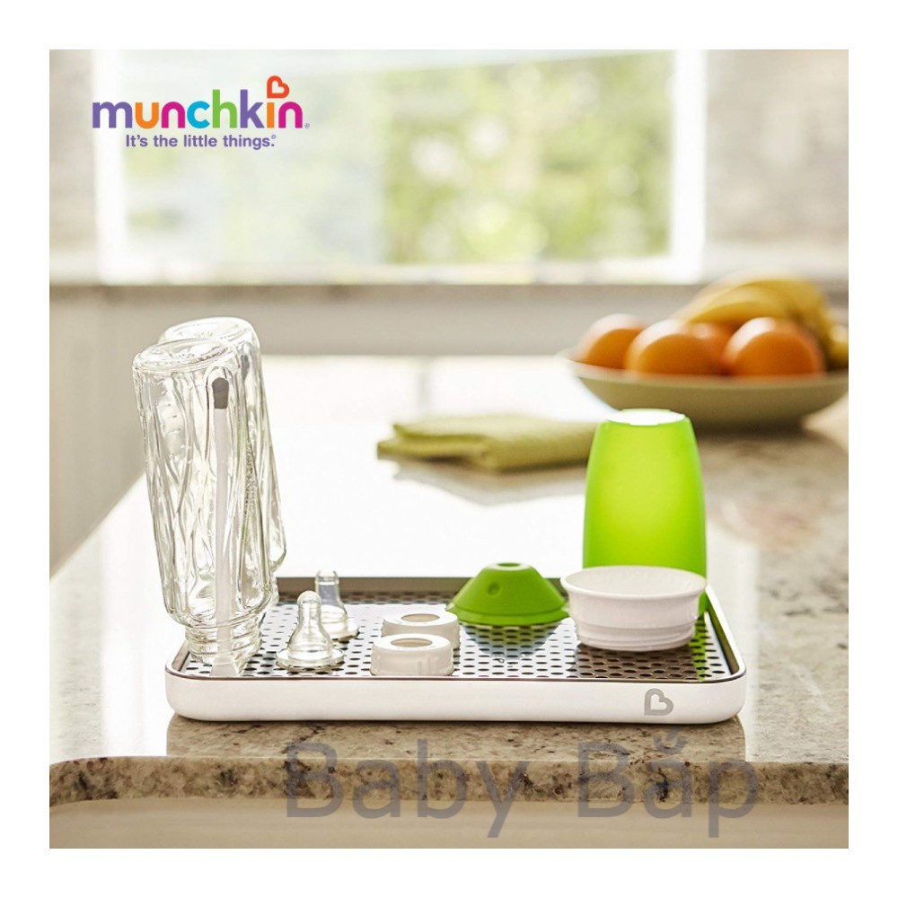 Giá úp bình sữa Inox Munchkin