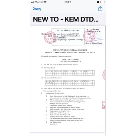 Kem CHỐNG NẮNG New Today 12G -82K dưỡng trắng da mặt Linh Chi