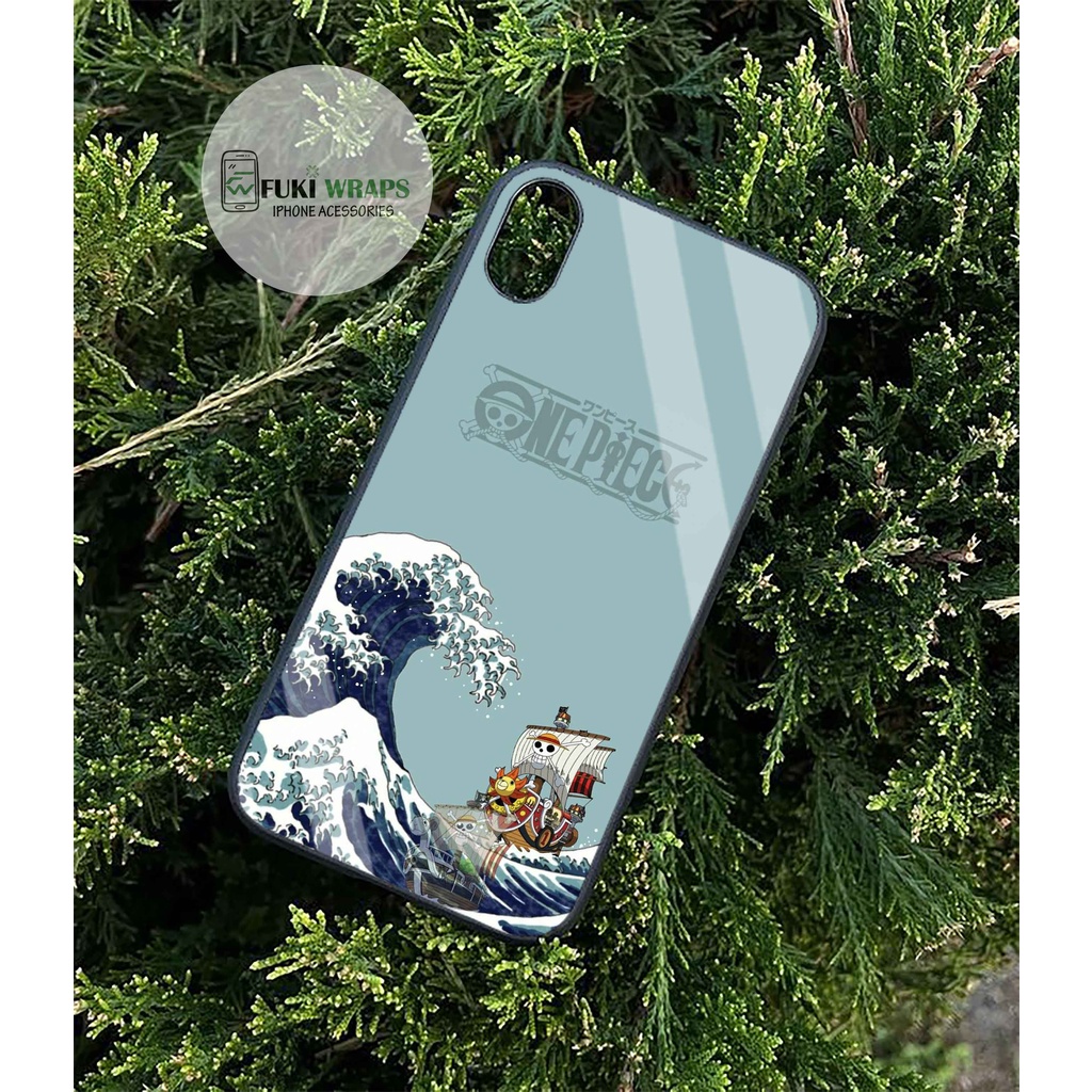 Ốp Lưng Kính Cường Lực / Case OnePiece Chống Vỡ Dành Cho 13ProMax 12ProMax 11ProMax X XSMAX Fukishop