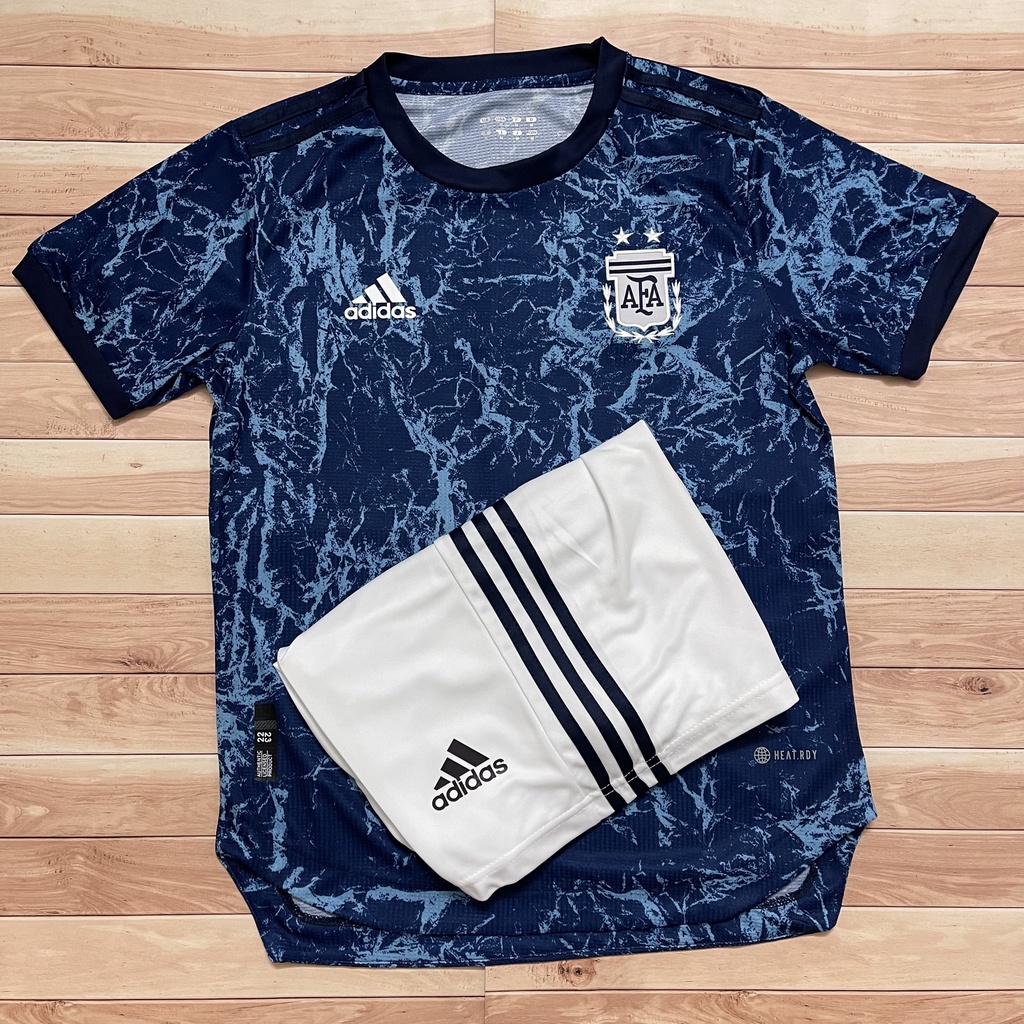 Áo Bóng Đá Đội Tuyển Argentina WC 2022 - Chuẩn Mẫu Thi Đấu - Vải Polyester Thái Gai Lưới