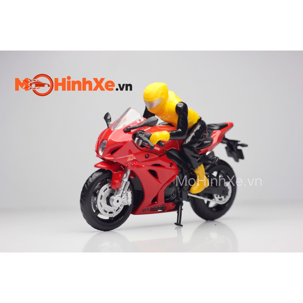 MÔ HÌNH XE SUZUKI GSX-R1000 KÈM FIG 1:18 MSZ