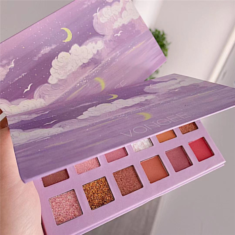 [Hàng mới về] Bảng phấn mắt Vongee 18 màu lì và nhũ lấp lánh đa năng hợp thời trang | BigBuy360 - bigbuy360.vn