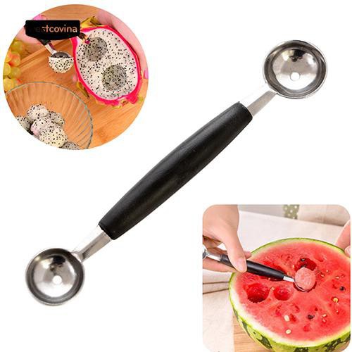 Muỗng Múc Trái Cây 2 Đầu Bằng Thép Không Gỉ