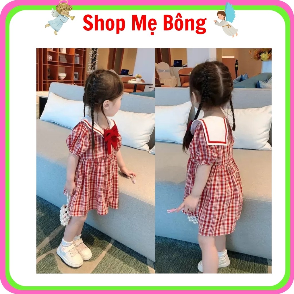 Váy Đầm Mùa Hè Kẻ Caro Bé Gái VB2133 – Shop Mẹ Bông 92