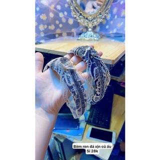 Bờm Tóc -Băng Đô Cài Tóc Hình Nơ Kẻ Cho Bé Dễ Thương(màu bất kỳ)